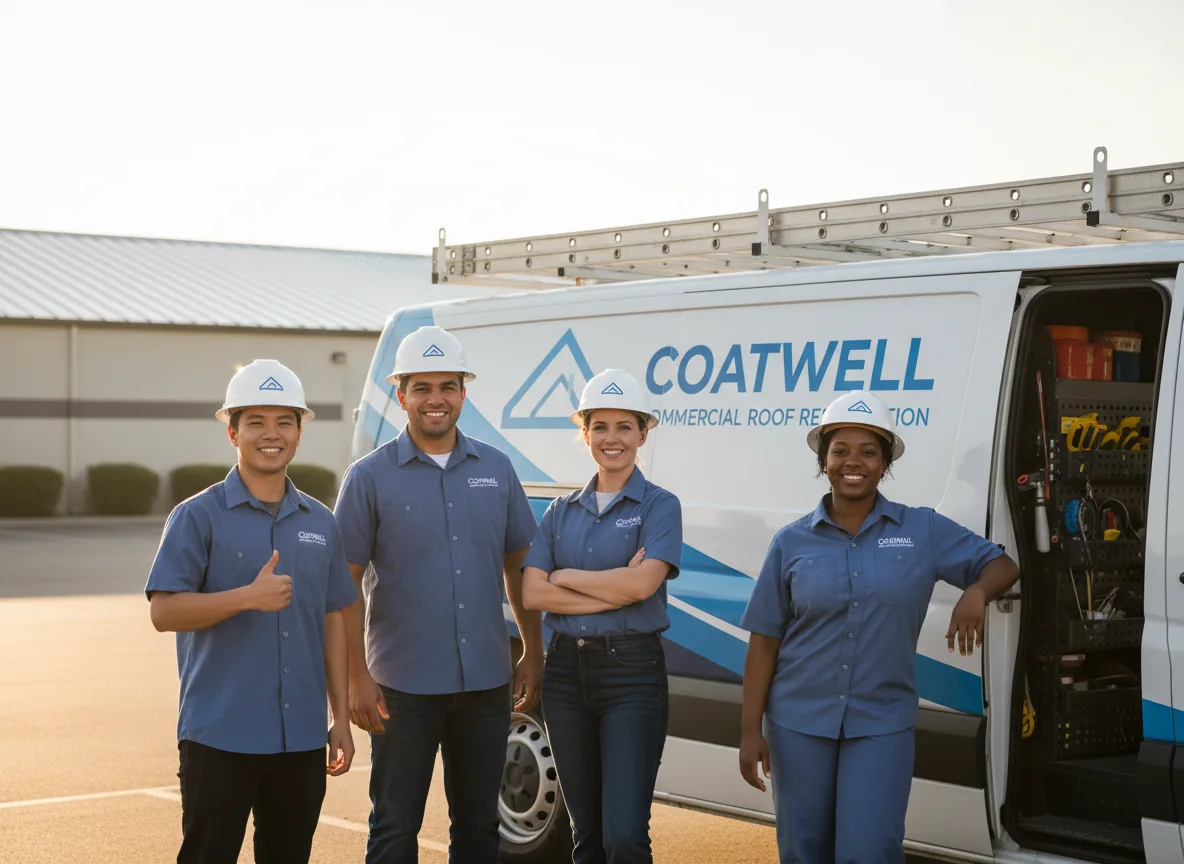 Commercial roof coating company in Colby, WI